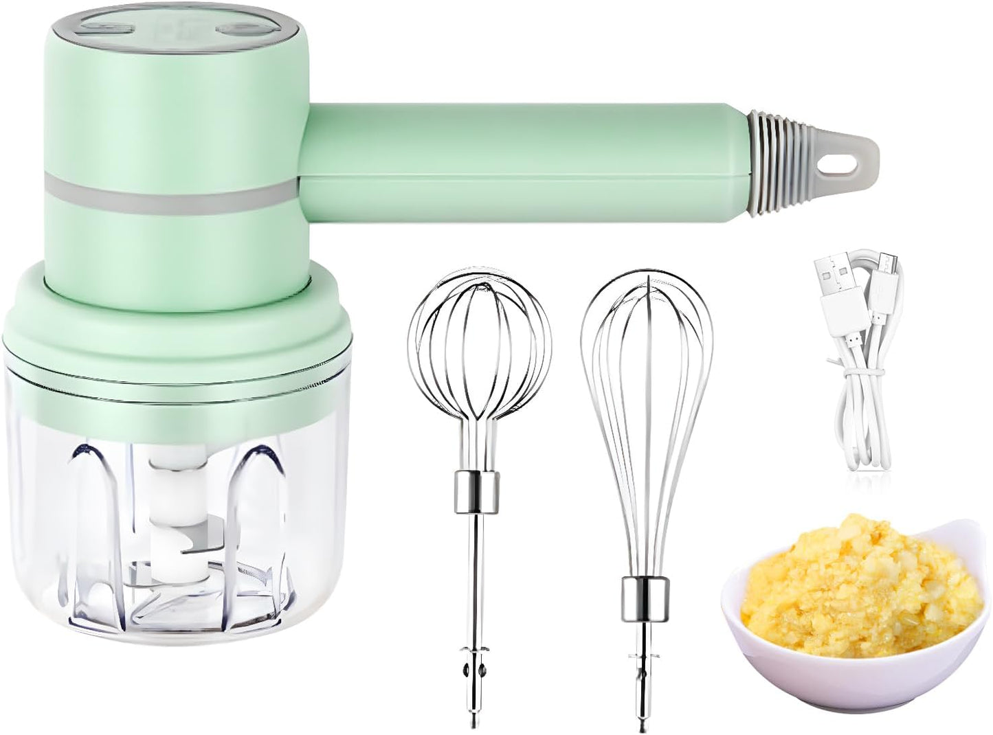 3 in 1 Wireless Electric Handheld Mixer