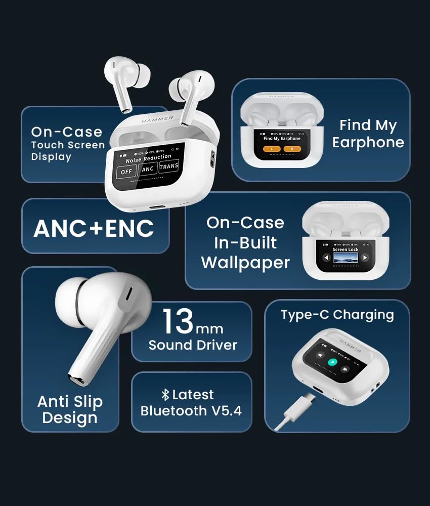LED Display Wireless Earbuds