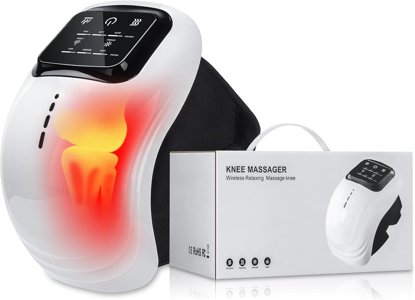Portable Knee Massager with Heat
