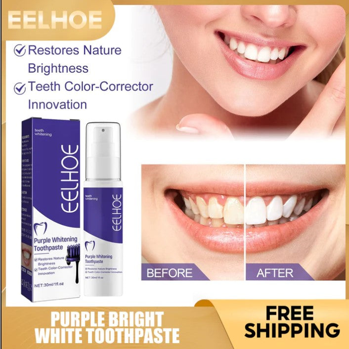Eelhoe Purple Bright Whitening Toothpaste