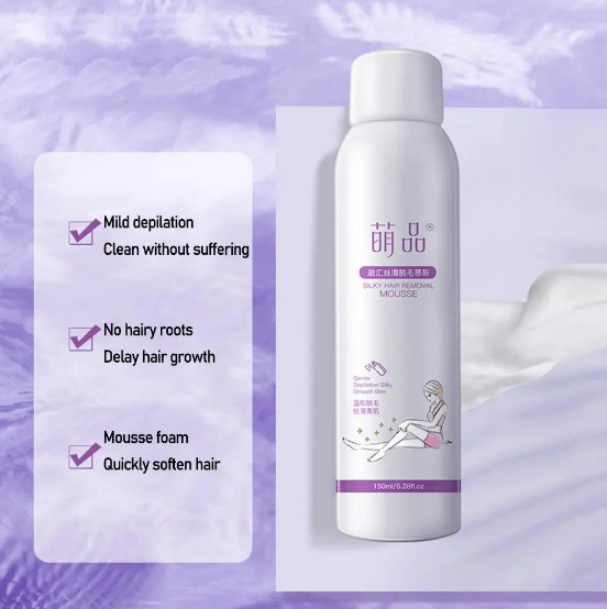 Quick and Painless Hair Removal Spray