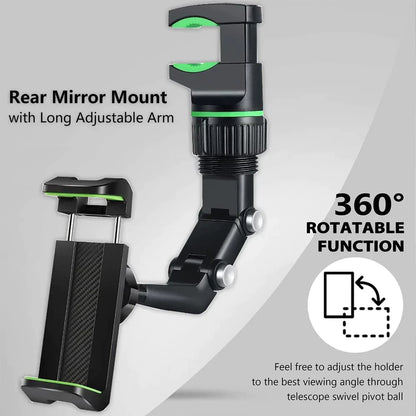 360 Car Rearview Phone Holder