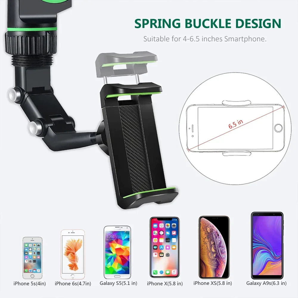 360 Car Rearview Phone Holder