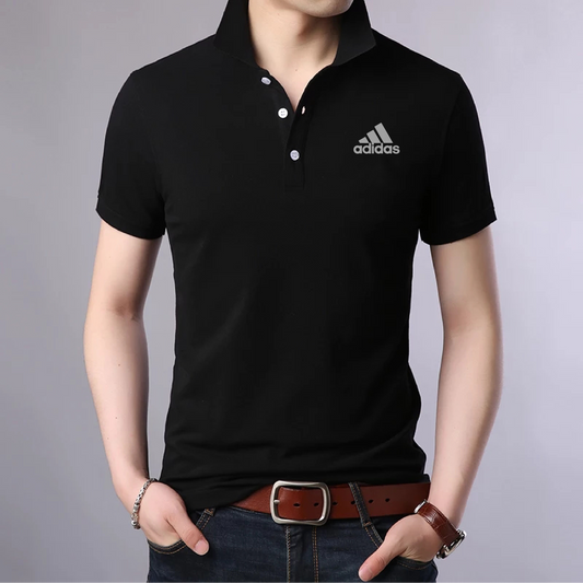 Sold Color Polo T Shirt