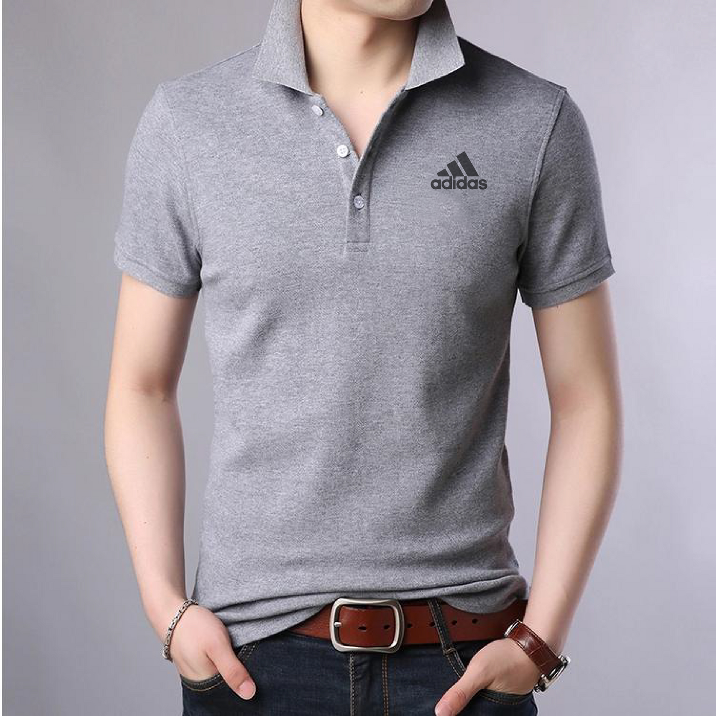 Sold Color Polo T Shirt