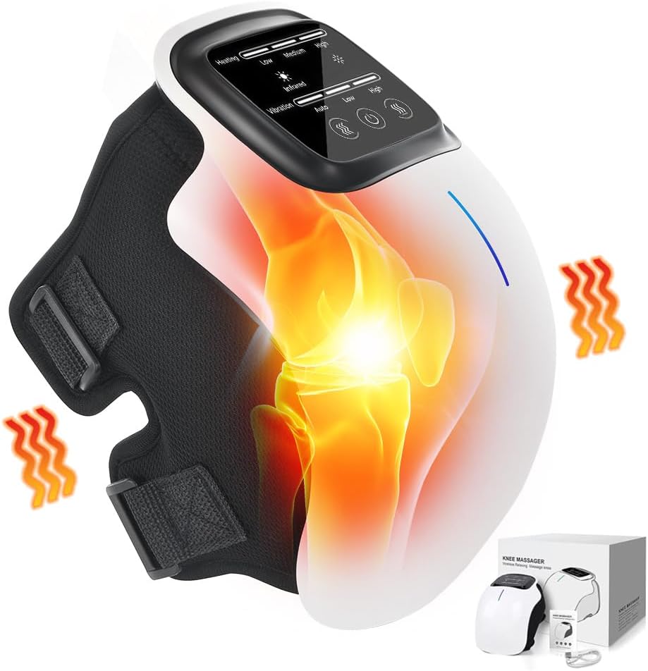 Portable Knee Massager with Heat