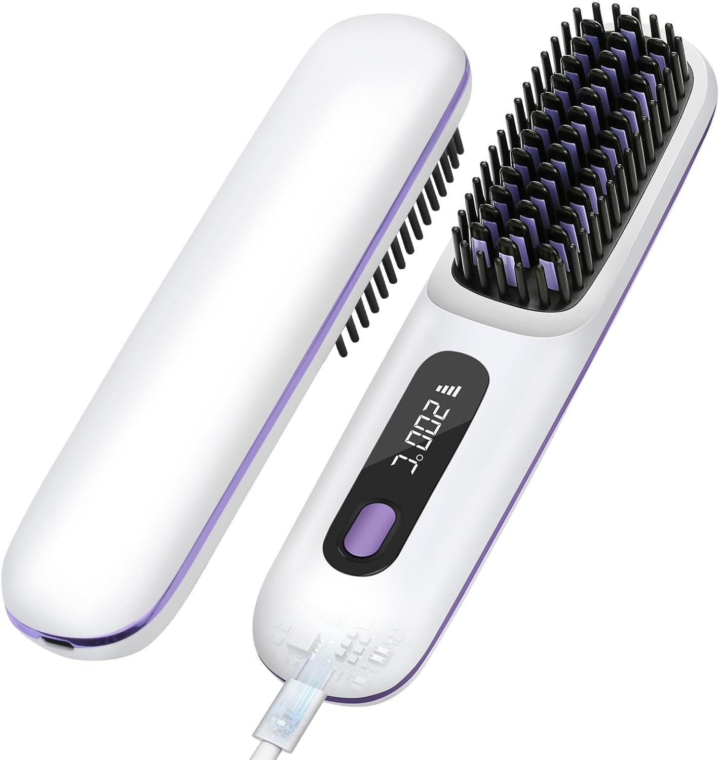 Cordless Hair Straightener Brush