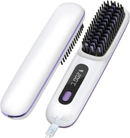 Cordless Hair Straightener Brush