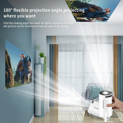 Smart 4K Portable Mini Projector