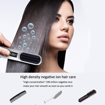 Cordless Hair Straightener Brush