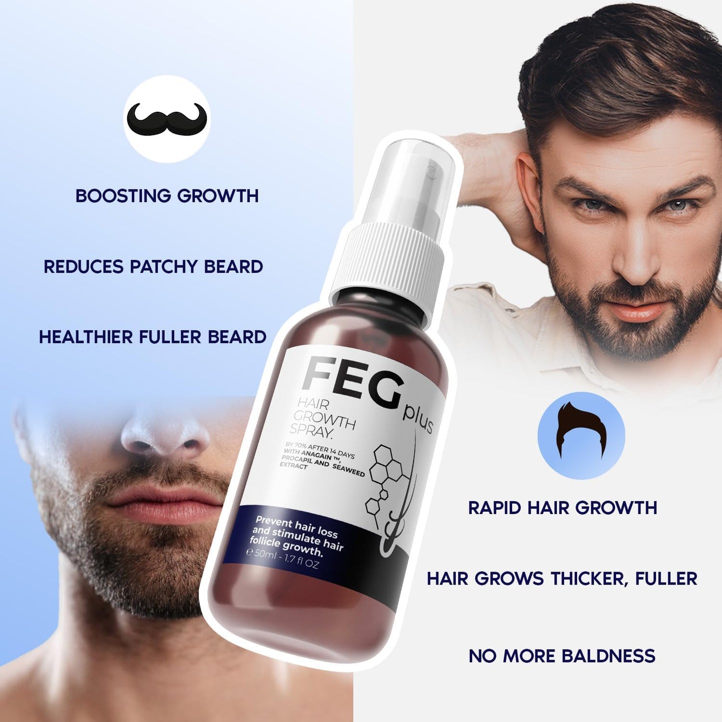 FEG Plus Hair Growth Serum 50ml