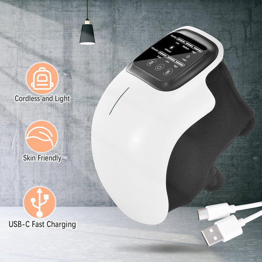 Portable Knee Massager with Heat