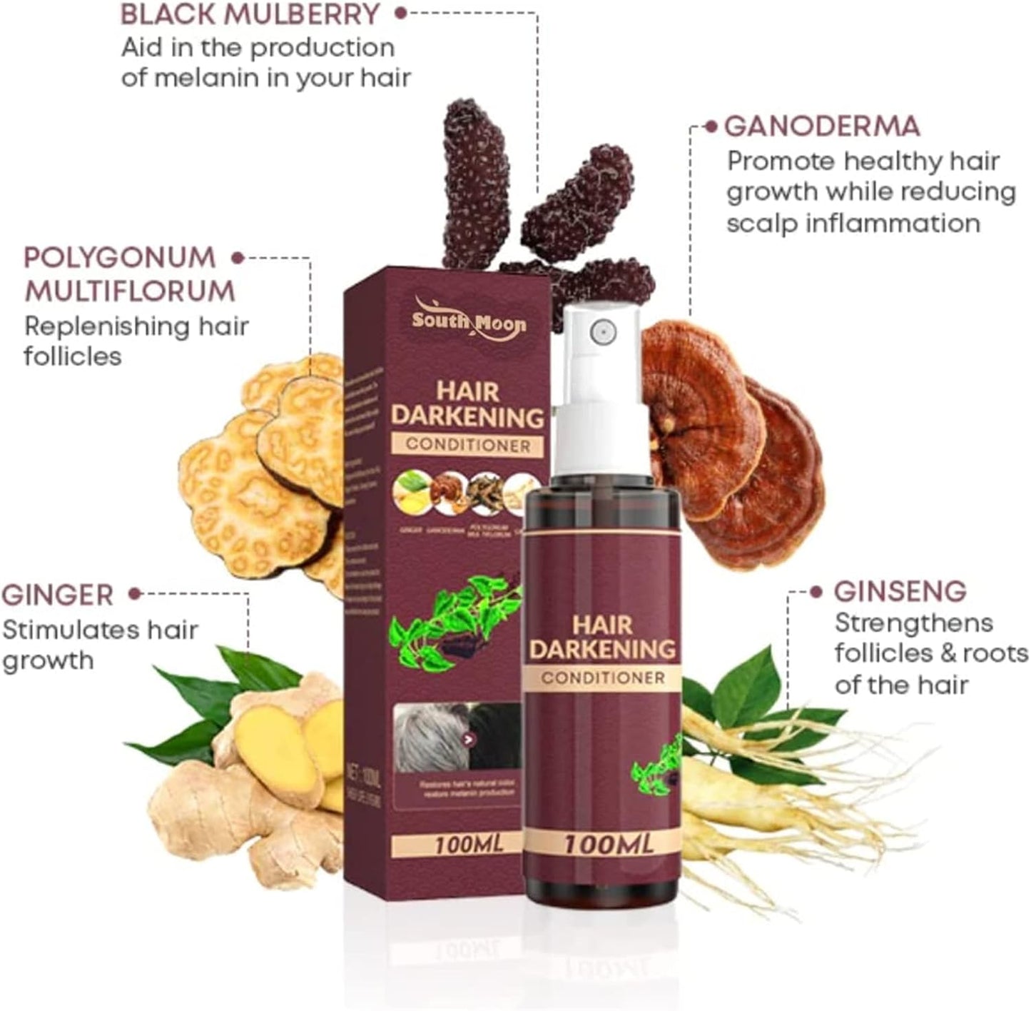 Anti Gray Hair Darkening Oil (100ml)