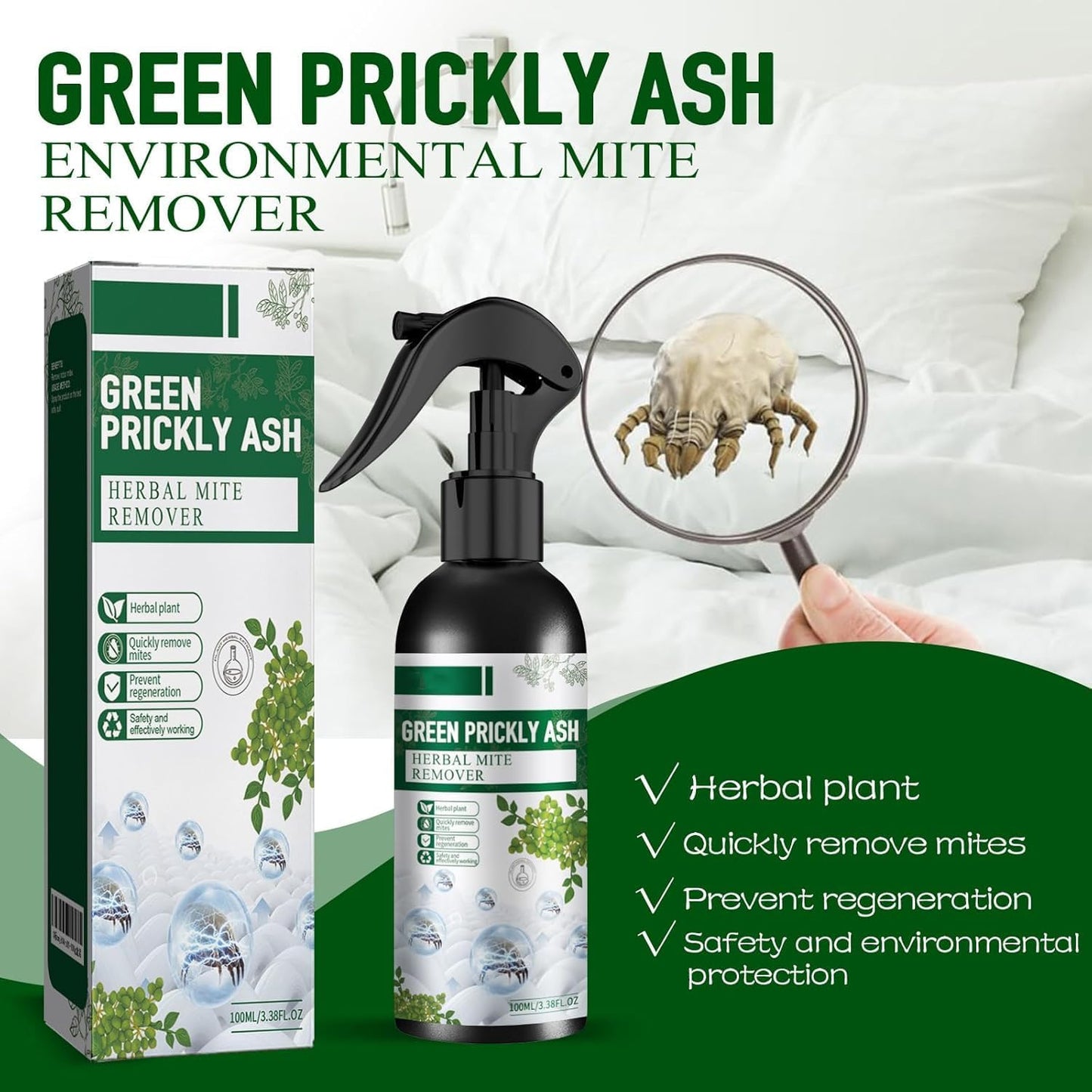 Green Prickly Ash Herbal Mite Killer