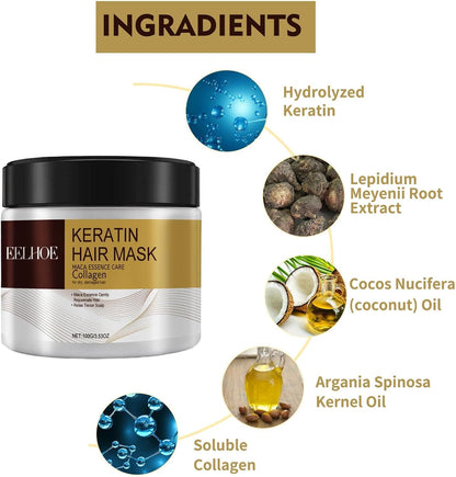 Collagen Hair Mask for Damaged Hair