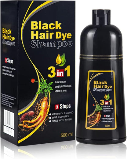 3 in 1 Hair Dye Shampoo 500ml