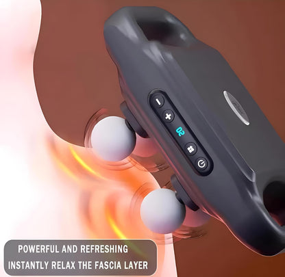 4-Head Deep Tissue Massage Gun