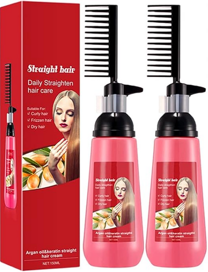 Mokeru Hair Straight Cream With Comb
