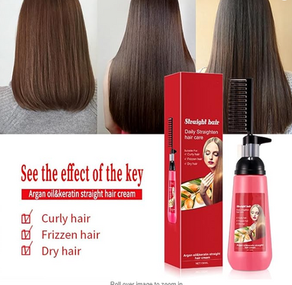 Mokeru Hair Straight Cream With Comb