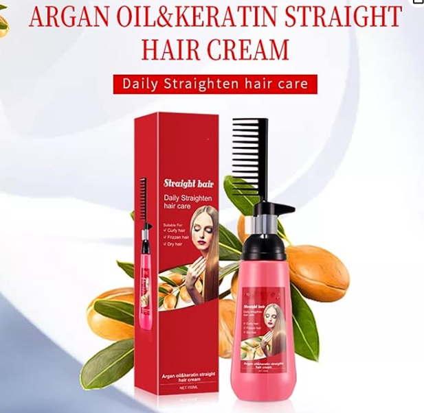 Mokeru Hair Straight Cream With Comb