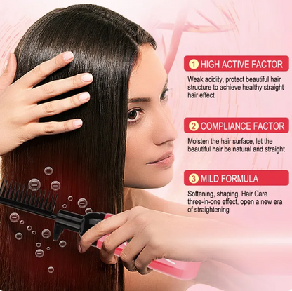 Mokeru Hair Straight Cream With Comb