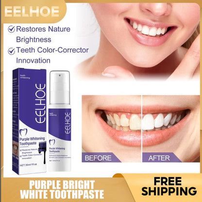 Eelhoe Purple Bright Whitening Toothpaste