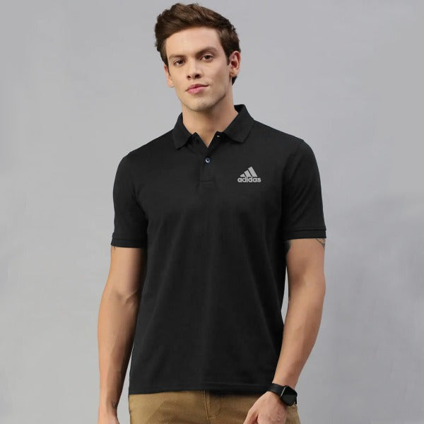 Helf Sleeve Polo T Shirt
