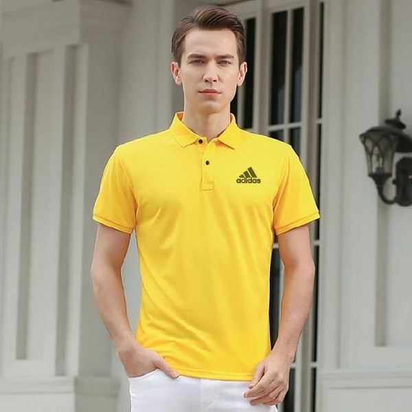 Helf Sleeve Polo T Shirt