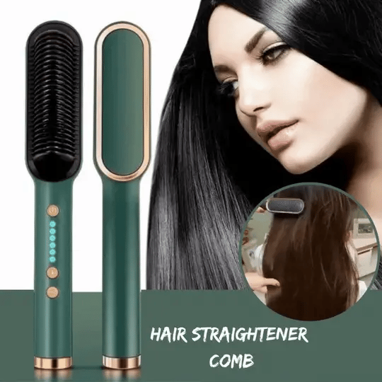 2 in 1 Hair Straightener Brush
